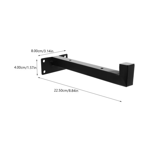 2pcs Floating Shelf Brackets Heavy Duty Hidden Mount Design Wall Mounted Shelf Support Set 1
