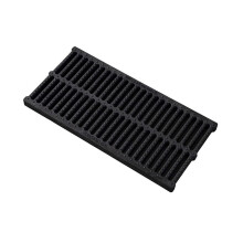 Plastic Drainage Grate Cover 19.7x9.8in Black Outdoor Drain Cover for Garden Driveway and Garage