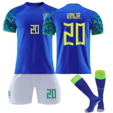 VM i Qatar2022Brasil Vini Jr #20Trøye Samba Fotball for Menn