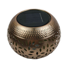 Jacenvly Lanterne solaire de table d'extérieur en forme de cœur pour la Saint-Valentin, flamme vacillante LED jaune chaud, pot rond, compatible
