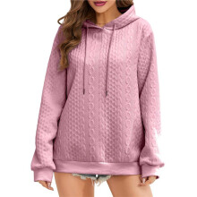 Women'S Hoodie Fashion Warm Sweatshirt Casual Loose Hooded Oversized Outerwear M
