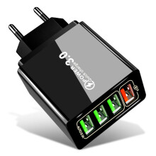 Hyper Charge Pro, Hyper Charge Pro-lader, 4-porters Hypercharge Pro-telefonlader Med Temperaturkontroll, Hurtiglading