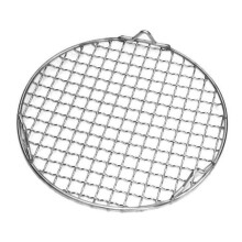 BBQ Grill Mesh Mat Non Stick Heat Resistant Food Grade Round Rack for Air Fryer Outdoor Cooking