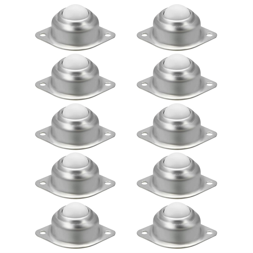 10 Pack Heavy Duty Nylon Ball Caster Wheels For Furniture, Smooth 360 Rolling, Low Noise Movement 9073542245391