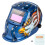 Solar Powered Auto Darkening Welding Helmet with Adjustable Headband and Eagle Blue Pattern 1