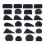 24 PCS Pottery Mug Handle Molds for Clay, Mug Handle Forms Clay Tool to Shape Pottery Mug Handle 1