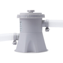 300 GPH Above Ground Pool Filter Pump, Compact Cartridge System with Builtin GFCI Safety