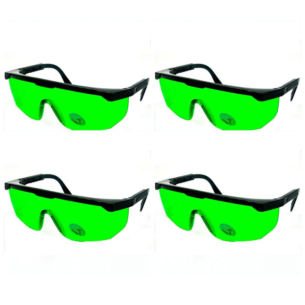 405Nm 445Nm 450Nm Blue Laser Safety Glasses For Operator Eye Protection 400Â450Nm Pack Of 4 9073542246473