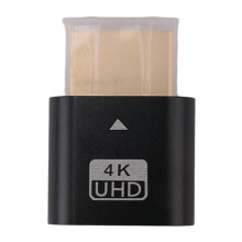 -Compatible 4K Dummy Plug with LED Light for Cards, PC Accessories,Desktop/Laptop Vistual Display Adapter C