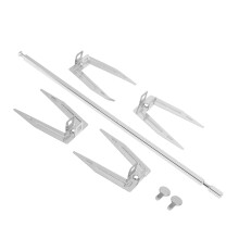 3Piece Stainless Steel Rotisserie Fork Set for Air Fryer and Oven, 360 Even Rotation, Secure Meat Grip