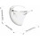 Face Shield Gradient Red AntiFog Clear Vision Full Face Coverage Reusable Protective Mask for Adults 4