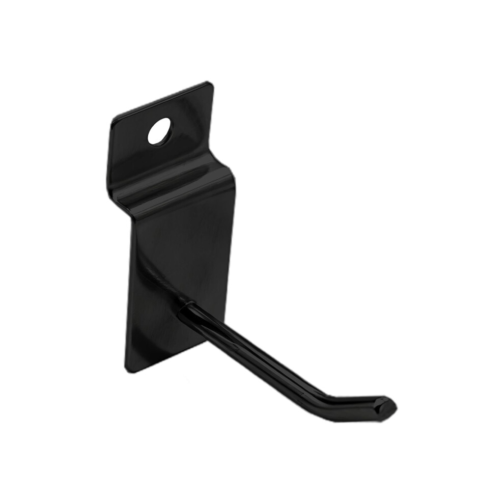 20 Pack 2 Inch Black Slatwall Hooks, Heavy Duty Garage Storage Hooks For Easy Wall Organization 9045646645841