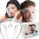 Face Shield Gradient Red AntiFog Clear Vision Full Face Coverage Reusable Protective Mask for Adults 5