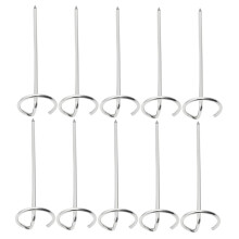 10Pcs Stainless Steel Vertical BBQ Skewers for Air Fryer, SpaceSaving Design for Even Grilling Outdoors