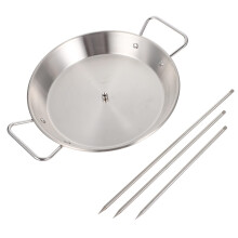 Stainless Steel Vertical Grill Rack BBQ Skewer Holder, Detachable Easy‑Clean Outdoor Cooking Stand
