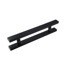 Modern Matte 304 Stainless Steel Shower Door Handle Set for Glass Bathroom Doors, Easy Installation