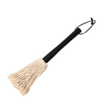 Wooden BBQ Basting Brush for Grilling, Reusable Grill Oil Brush with Ergonomic Handle