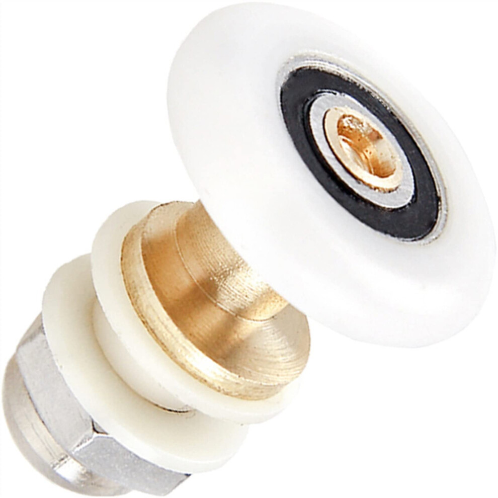 Shower Door Rollers 27Mm Eccentric Pulley Set Of 8 For Smooth Sliding Glass Door Replacement 9330225585213