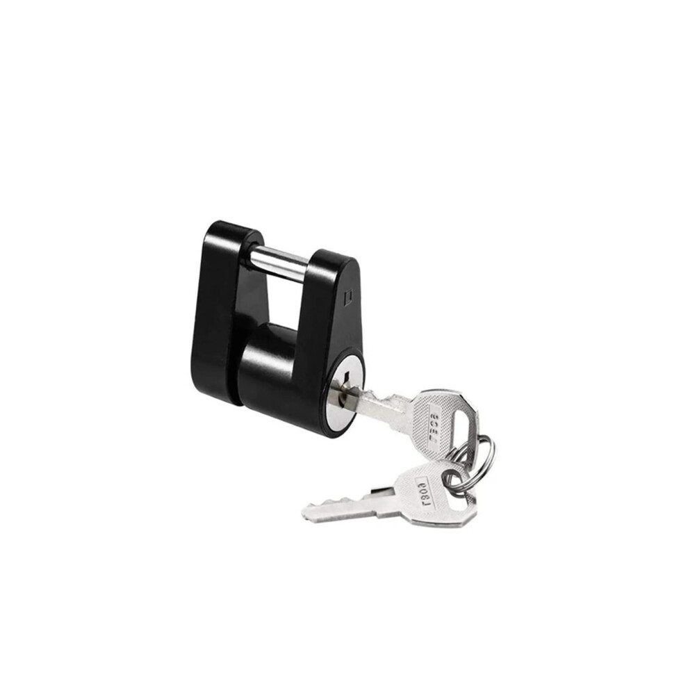 Zinc Alloy 1/4 Inch Trailer Hitch Coupler Lock AntiâTheft Heavy Duty Tongue Lock For Rv Truck Boat 9351714854368