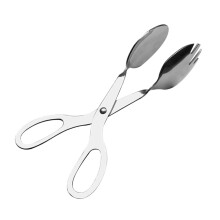 Stainless Steel Serving Tongs with Secure Grip Design, Buffet Food Tongs for Salad, Bread and BBQ