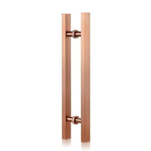 Stainless Steel Shower Door Handle 500mm with Towel Bar, Durable Modern Bathroom Glass Pull