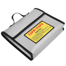 YA‑2012 Fireproof LiPo Battery Safe Bag 8.5x6.5x5.7in Explosion Proof Storage for RC Drone and Model Airplane