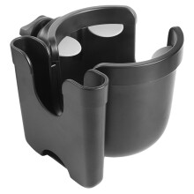 2-in-1 Multifunktionaler Getränkehalter für Kinderwagen, vielseitig einsetzbar für Becher und Handys, sorgt mit weichen Silikonpads für