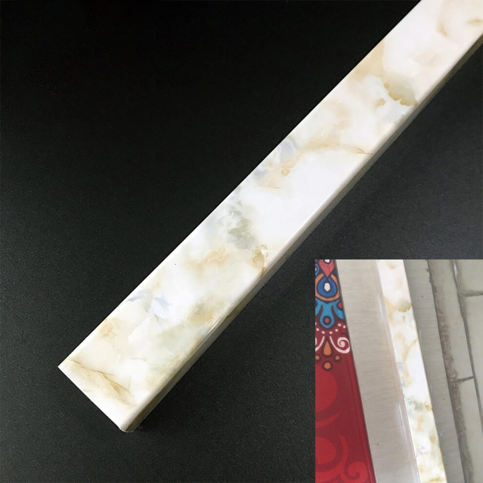 Marble Grain Waterproof Floor Transition Strip 80Cm For Bathroom Doorway Vinyl To Tile Threshold 9045646646312