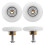 4Pcs RustResistant Shower Door Rollers for Smooth Sliding Bathroom Doors, Easy Installation and Durable Performance 1
