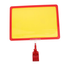 Reusable Tag Holder Sign Clip for Retail Supermarket Shelves and Shopping Mall Display