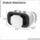 Virtual Reality Headset with Adjustable Vision Range 0400 Degrees, Ventilated Open Design, Comfortable Fit 3