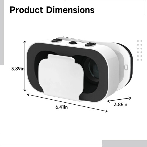 Virtual Reality Headset with Adjustable Vision Range 0400 Degrees, Ventilated Open Design, Comfortable Fit 2