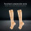 Compression Socks 20-30 mmHg Knee High Dot-Top Open Toe 4