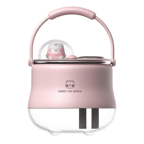 (Pink) Small Humidifiers, 400ml Desk Humidifiers, Whisper-Quiet ...