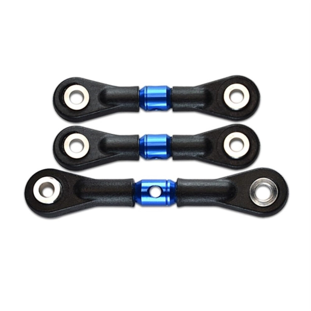 Rc Steering Link Rod Set For Tamiya Tt02 1/10 Rc Car, Durable Servo Linkage Upgrade Parts, 3Pcs 9330225542414