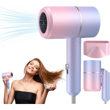 Hair Dryer,Foldable Fast Drying Ionic Hairdryers