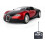 RC Car 1:24 Scale with Bright LED Lights, Long Range Control, Shock Resistant, Red 1