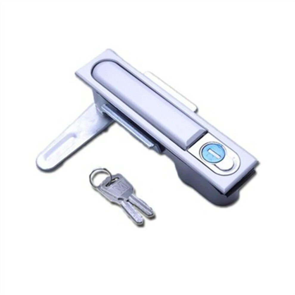 Zinc Alloy Cabinet Lock With Keys For Industrial Panel Or Mailbox, Durable Metal Construction, Silver 9073542248996