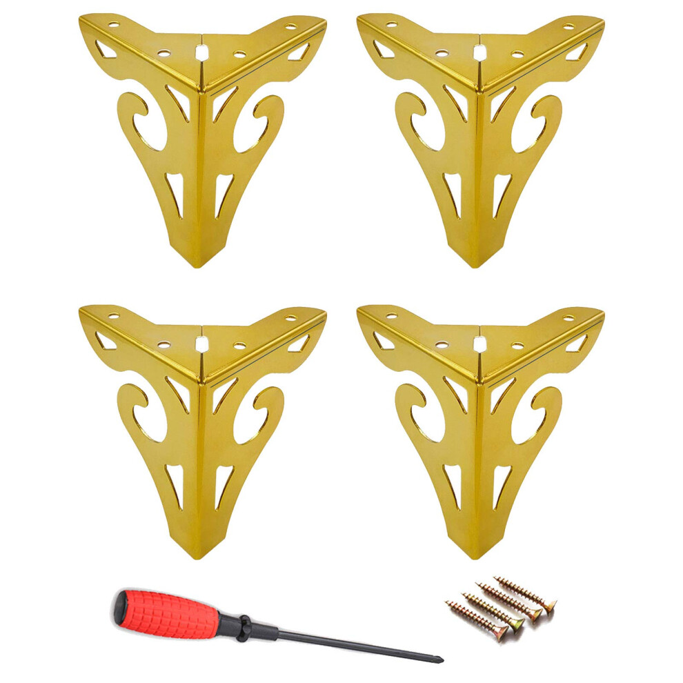10Cm Gold Stainless Steel Furniture Legs For Sofa And Bed, HeavyâDuty RustâResistant Support With NoiseâReduction Base 9073542249627