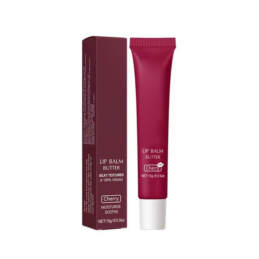 Lip Butter Balm Moisturizing Lip Gloss with Shea Butter, Deep Hydration Vegan Nonsticky Gloss Finish