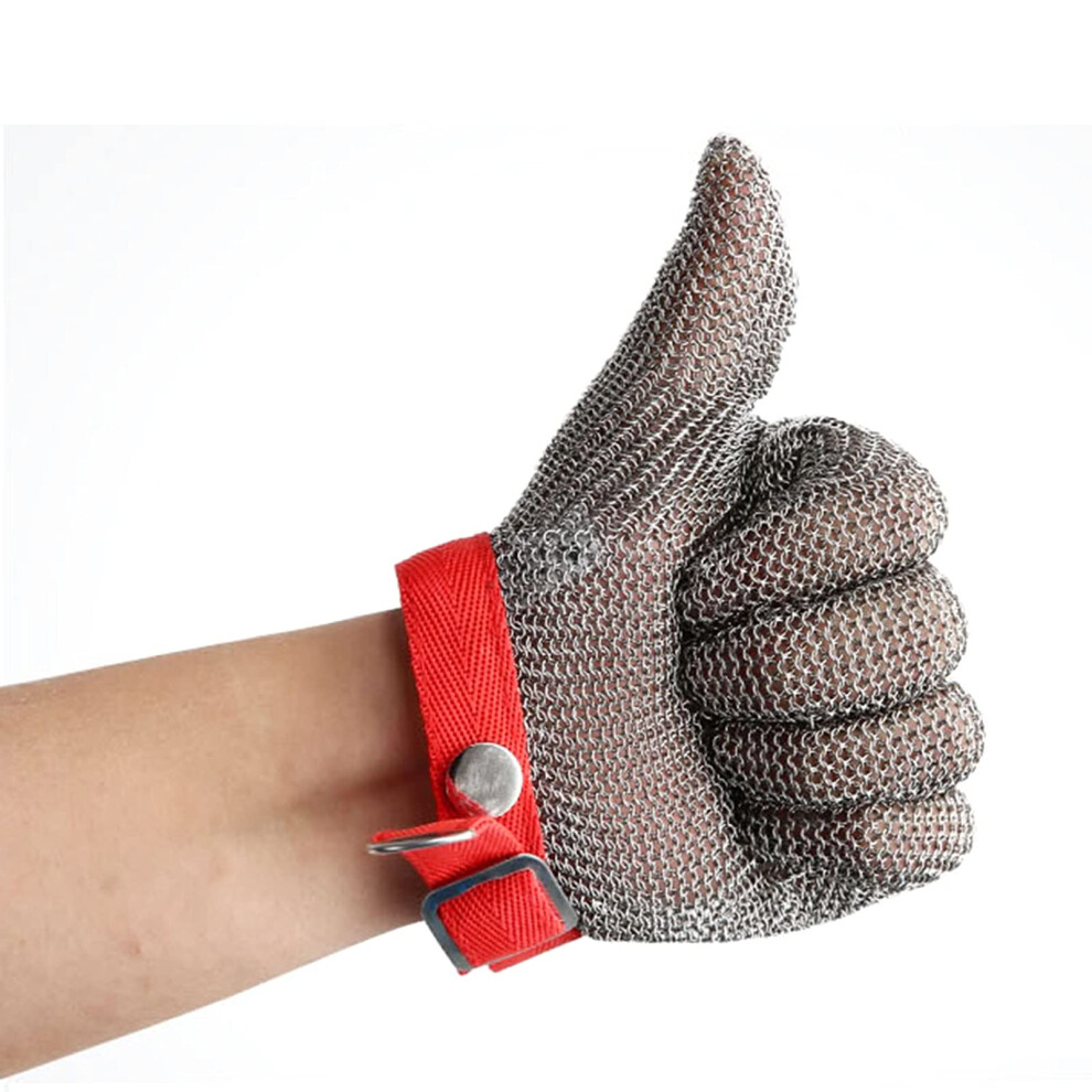 Level 9 Cut Resistant Gloves Steel Wire Reinforced Safety Work Gloves For Kitchen And Garden Xl 1Pcs 9330225587545
