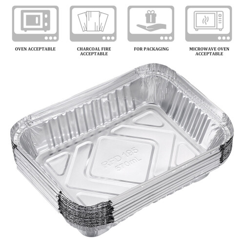 Disposable Aluminum Drip Pan for Indirect Cooking 30 pcs 2