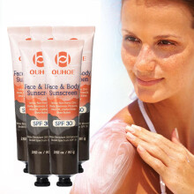 Mineral Sunscreen SPF 30 for Face and Body, Unscented Moisturizing Travel Set with Olive Oil, 5PC