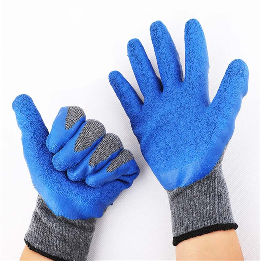 12 Pairs Nitrile Coated Work Gloves With Enhanced Grip, Breathable Nylon Knit Safety Gloves For Construction And Warehouse 9073542250364