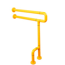 Grab Bar for Bathroom 70cm Yellow Non Slip Stainless Steel Toilet Safety Rail for Elderly and Disabled