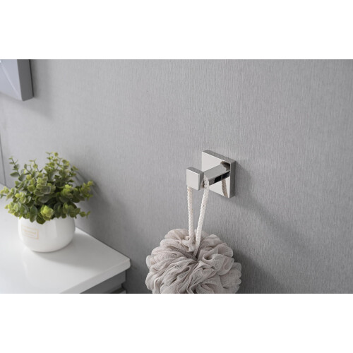 2 Pack Bathroom Towel Hooks, Wall Mounted Stainless Steel, Space Saving and Durable Design
