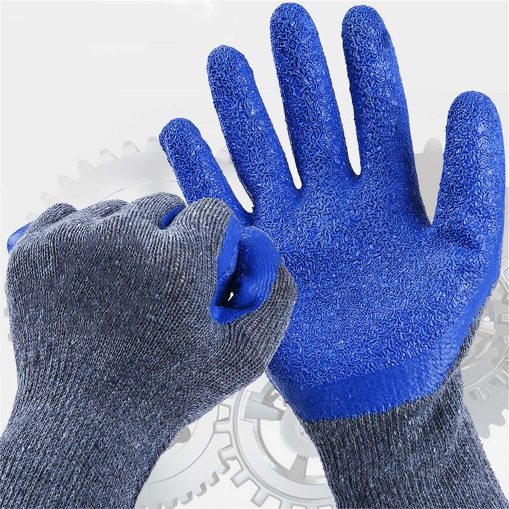 Large Nitrile Coated Nylon Work Gloves 12 Pairs, Enhanced Grip, Breathable, Construction And Garden Use 9073542250784
