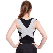 Posture Corrector Back Brace for Men and Women Adjustable Full Back Support Ergonomic Shoulder Alignment Large A