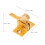 Vintage Brass Window Latch with Lock for Cabinets, Doors and Windows – Retro Security Hardware 2