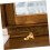 Vintage Brass Window Latch with Lock for Cabinets, Doors and Windows – Retro Security Hardware 4